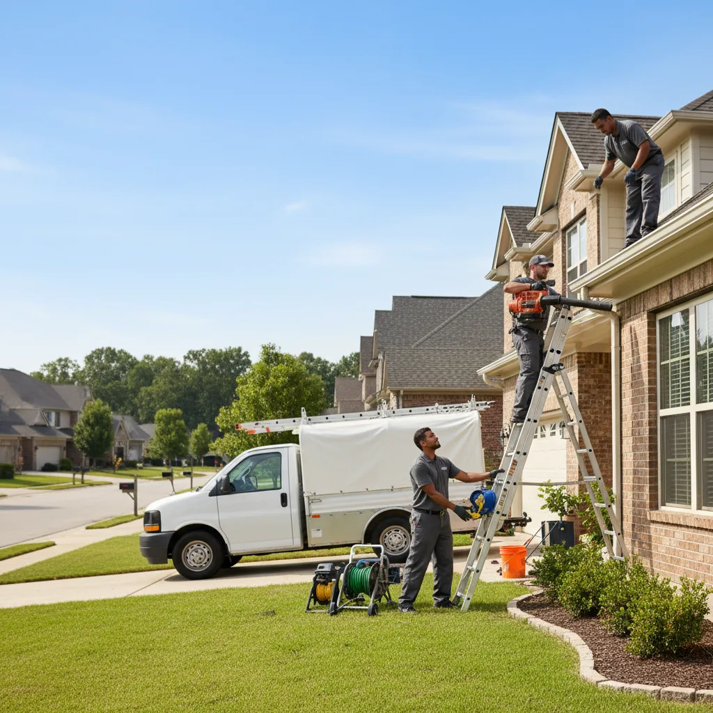 Home Gutter Service in Follett, TX near me